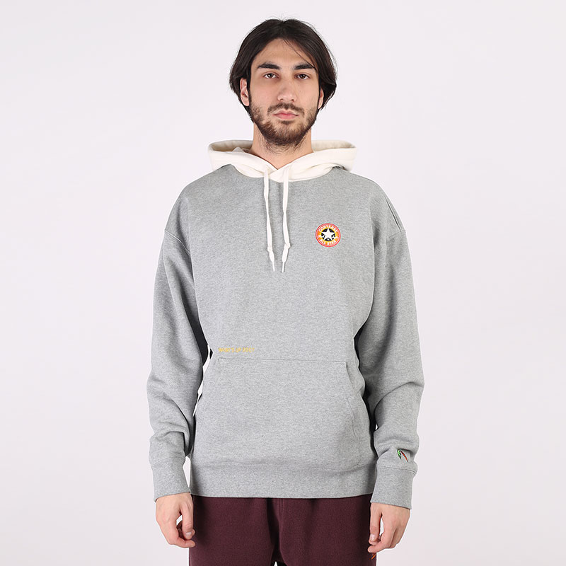 мужская серая толстовка Converse x Bugs Bunny Hoodie 10021414035 - цена, описание, фото 3